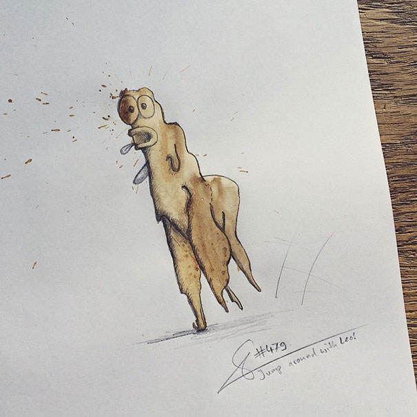 I Turn Random Coffee Stains Into Monsters I Turn Random Coffee Stains Into Monsters