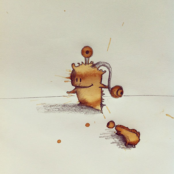 I Turn Random Coffee Stains Into Monsters I Turn Random Coffee Stains Into Monsters