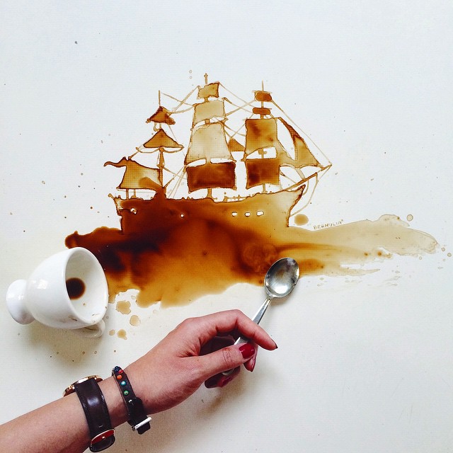 Spilled Food Turned Into Beautiful Art By Giulia Bernardelli Spilled Food Turned Into Beautiful Art By Giulia Bernardelli