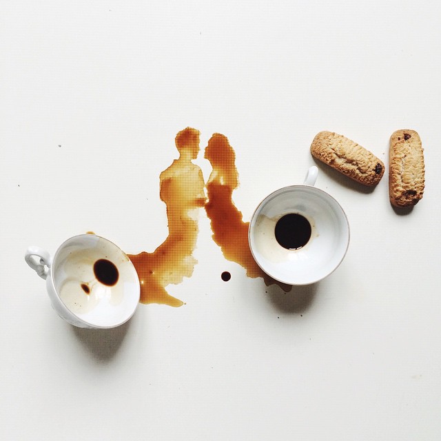 Spilled Food Turned Into Beautiful Art By Giulia Bernardelli Spilled Food Turned Into Beautiful Art By Giulia Bernardelli