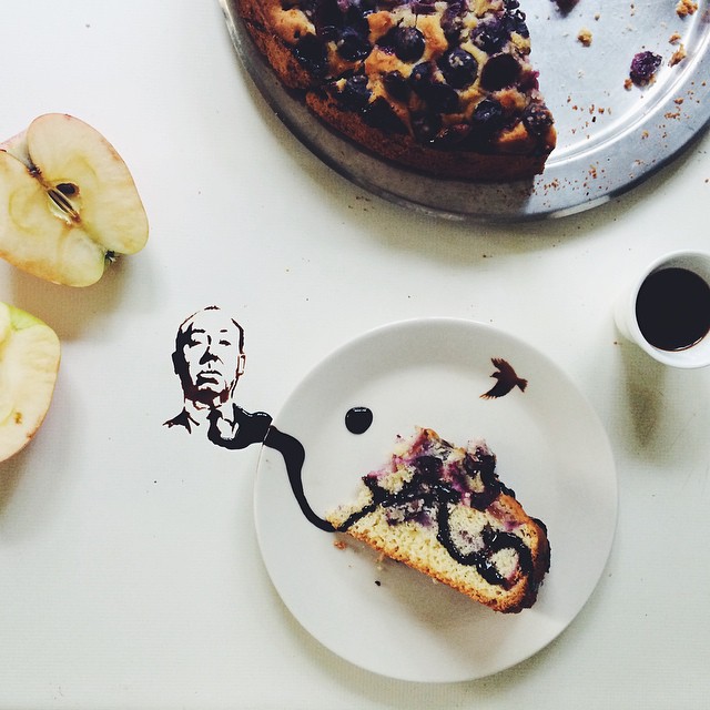 Spilled Food Turned Into Beautiful Art By Giulia Bernardelli Spilled Food Turned Into Beautiful Art By Giulia Bernardelli