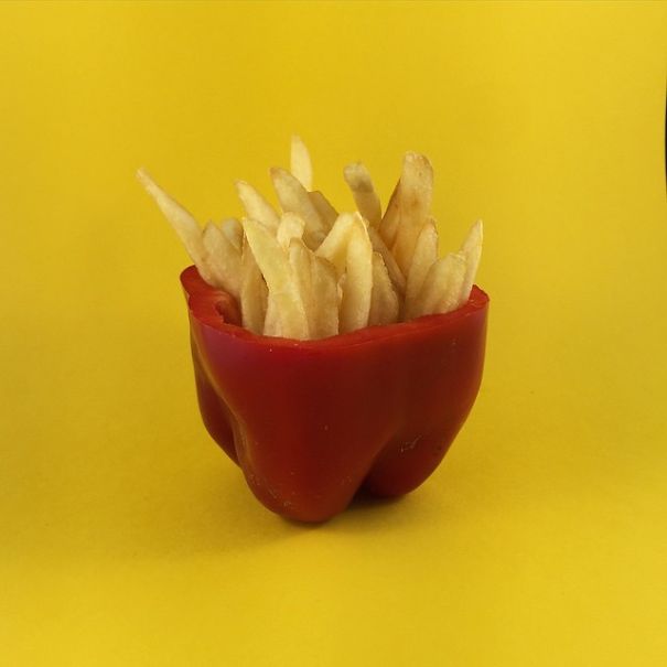 I Turn Fruits & Vegetables Into Hotdogs, Burgers, Ice Cream & Cakes I Turn Fruits & Vegetables Into Hotdogs, Burgers, Ice Cream & Cakes