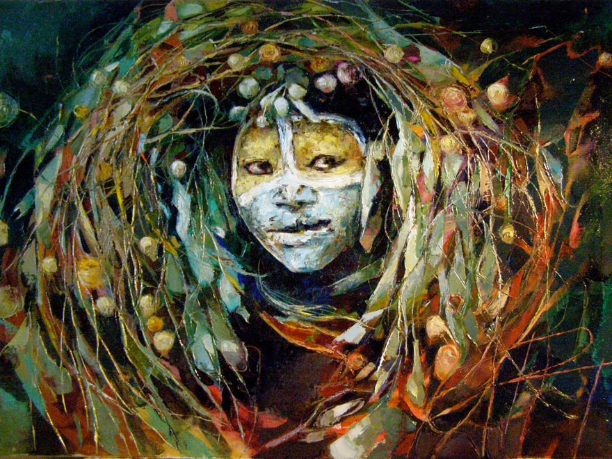 Africa-Inspired Palette Knife Paintings By Radka Kirby Africa-Inspired Palette Knife Paintings By Radka Kirby