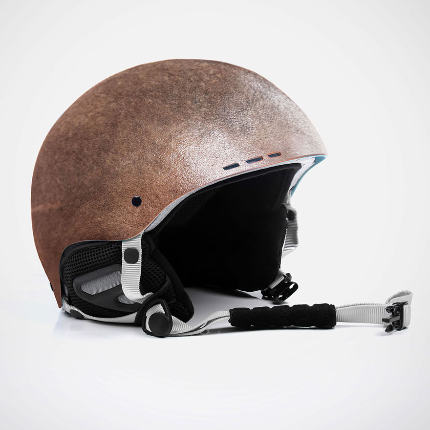 Creepy Human-Skin Helmets By Jyo John Mullor Creepy Human-Skin Helmets By Jyo John Mullor