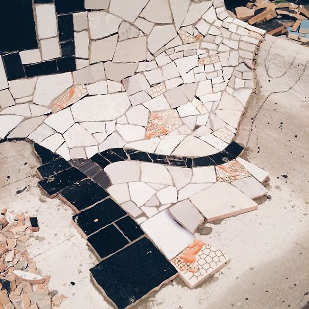 Robot Sink: My Newest Mosaic For A Bar In Russia