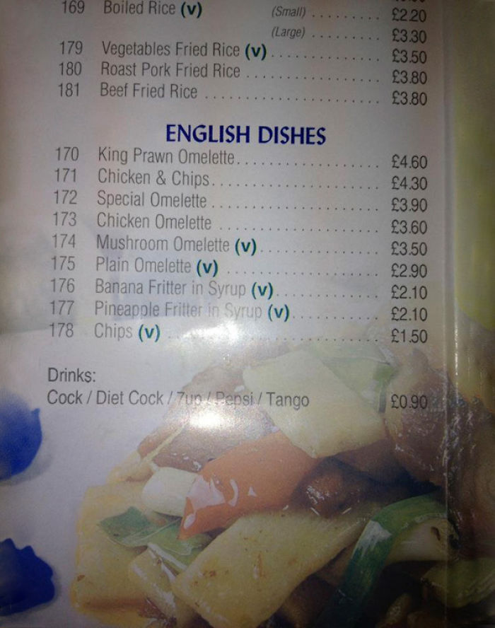 80 Of The Funniest Menu Translation Fails Ever