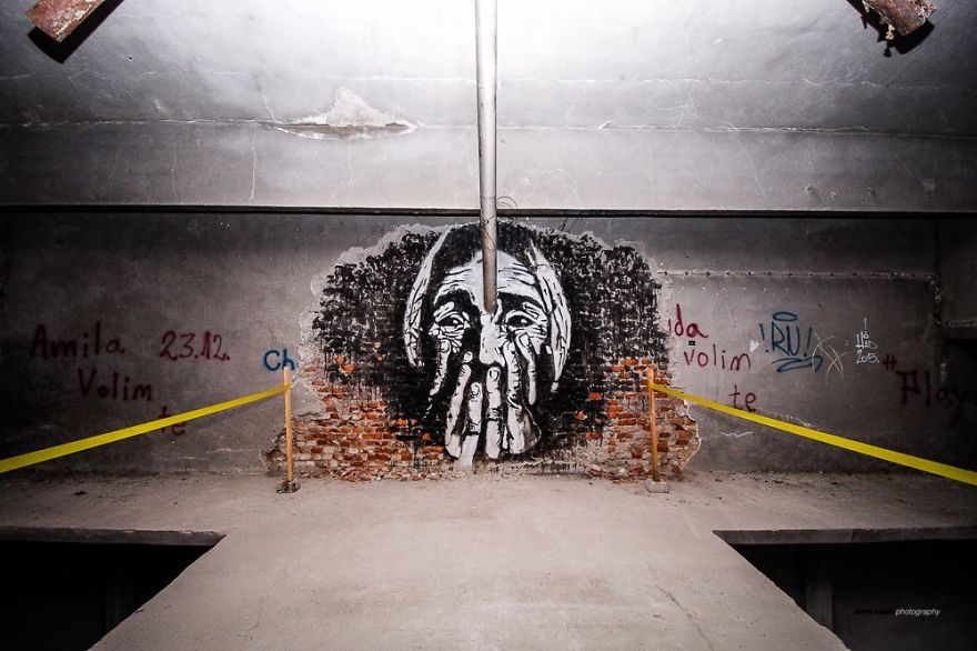 Street Artists Transformed This Abandoned Factory Into An Art Gallery Street Artists Transformed This Abandoned Factory Into An Art Gallery