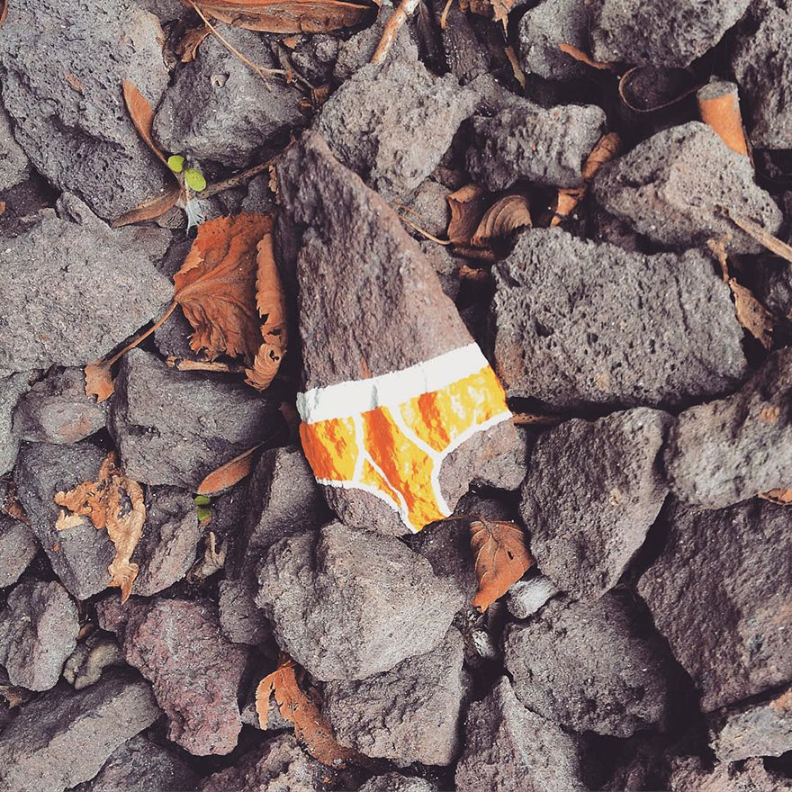 I Paint Underpants On Rocks To Criticize Nudity Censorship I Paint Underpants On Rocks To Criticize Nudity Censorship