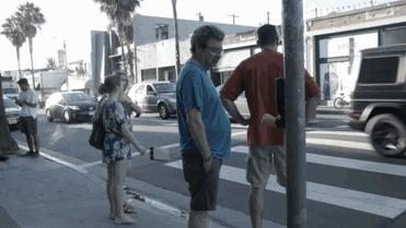 Fist-Bump Your Traffic Pole To Cross The Street Instead Of Pushing A Button