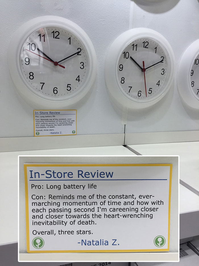 Guy Trolls IKEA By Putting Fake In-Store Reviews All Over The Place Guy Trolls IKEA By Putting Fake In-Store Reviews All Over The Place