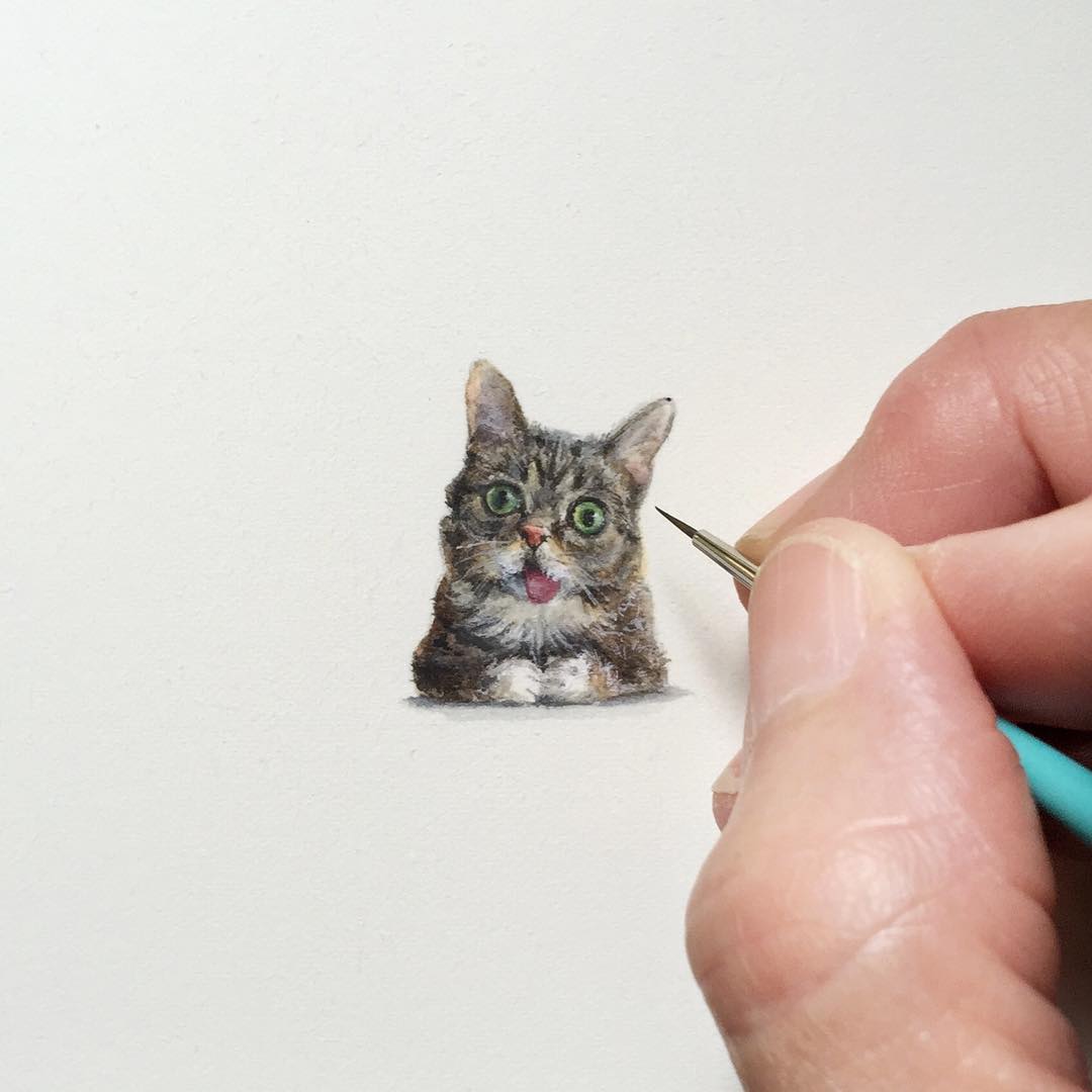 Unbelievably Tiny Paintings By Karen Libecap Unbelievably Tiny Paintings By Karen Libecap