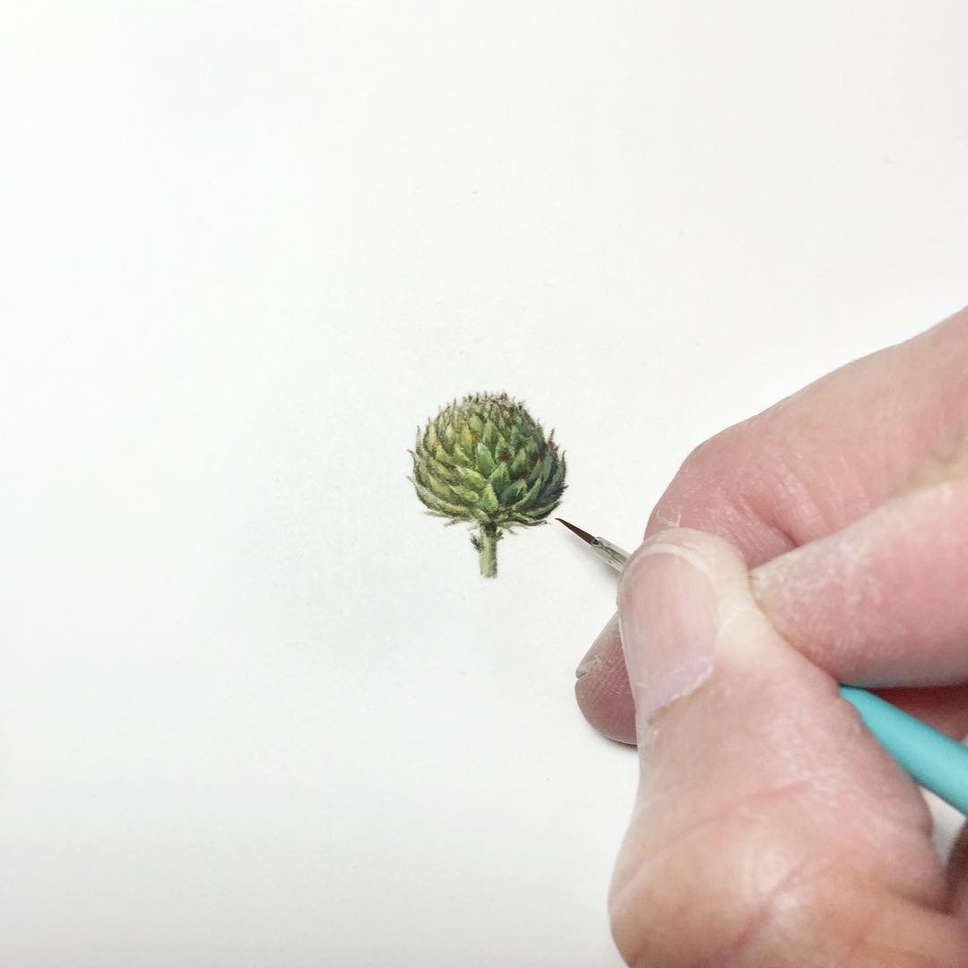 Unbelievably Tiny Paintings By Karen Libecap Unbelievably Tiny Paintings By Karen Libecap