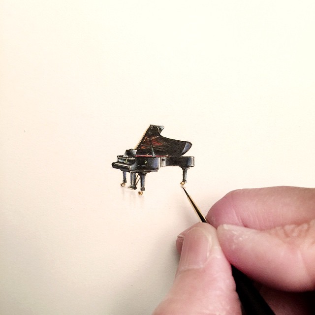 Unbelievably Tiny Paintings By Karen Libecap Unbelievably Tiny Paintings By Karen Libecap