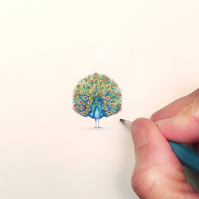 Unbelievably Tiny Paintings By Karen Libecap Unbelievably Tiny Paintings By Karen Libecap