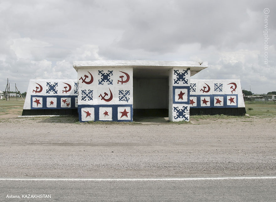 Photographer Travels 30,000km Documenting Soviet Bus Stops And Is Accused Of Spying