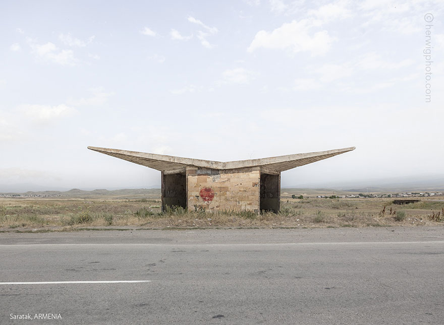 Photographer Travels 30,000km Documenting Soviet Bus Stops And Is Accused Of Spying