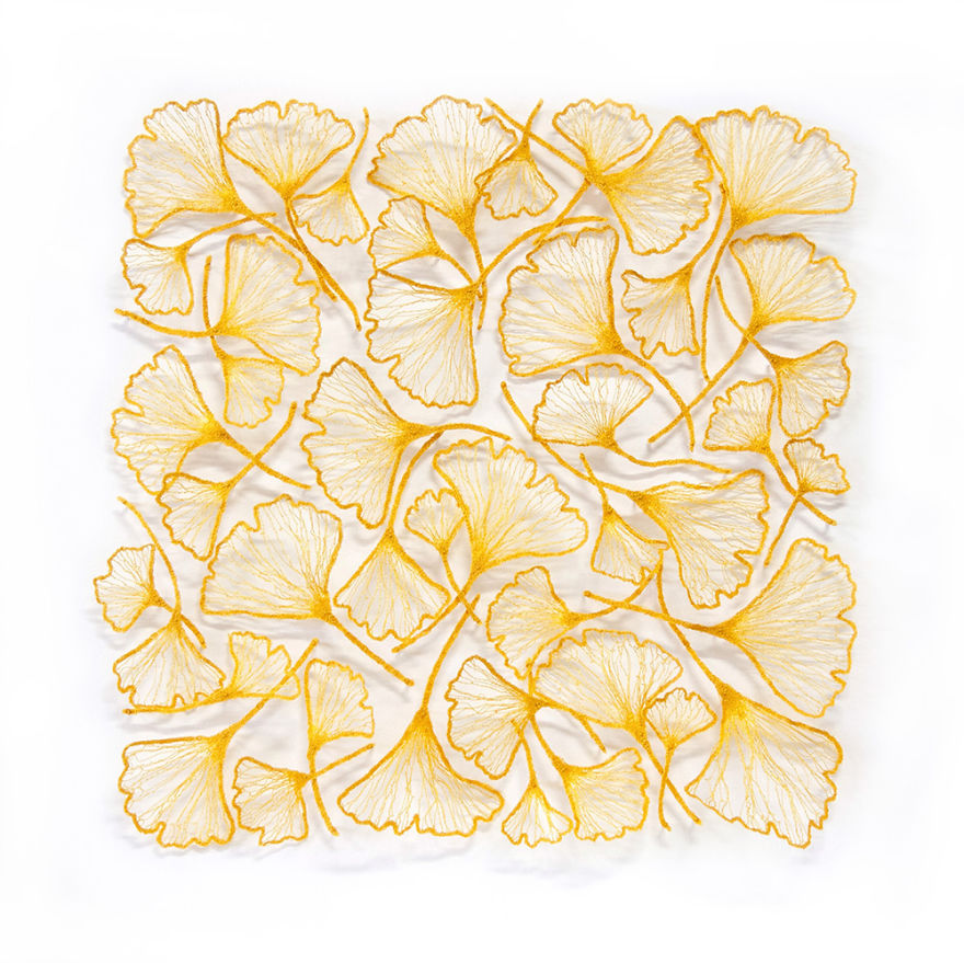 I Use A Sewing Machine To Capture Nature’s Fragile Beauty With Embroidery I Use A Sewing Machine To Capture Nature’s Fragile Beauty With Embroidery