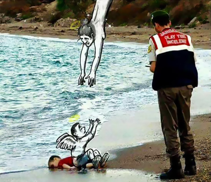 Artists Around The World Respond To Tragic Death Of 3-Year-Old Syrian Refugee Artists Around The World Respond To Tragic Death Of 3-Year-Old Syrian Refugee