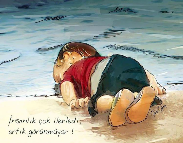 Artists Around The World Respond To Tragic Death Of 3-Year-Old Syrian Refugee Artists Around The World Respond To Tragic Death Of 3-Year-Old Syrian Refugee