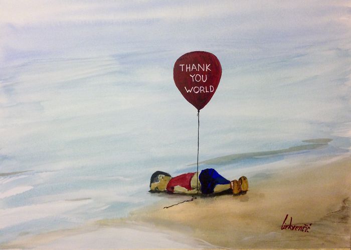 Artists Around The World Respond To Tragic Death Of 3-Year-Old Syrian Refugee Artists Around The World Respond To Tragic Death Of 3-Year-Old Syrian Refugee
