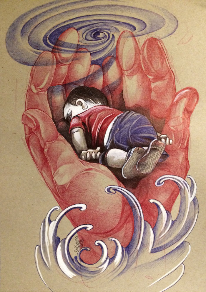 Artists Around The World Respond To Tragic Death Of 3-Year-Old Syrian Refugee Artists Around The World Respond To Tragic Death Of 3-Year-Old Syrian Refugee