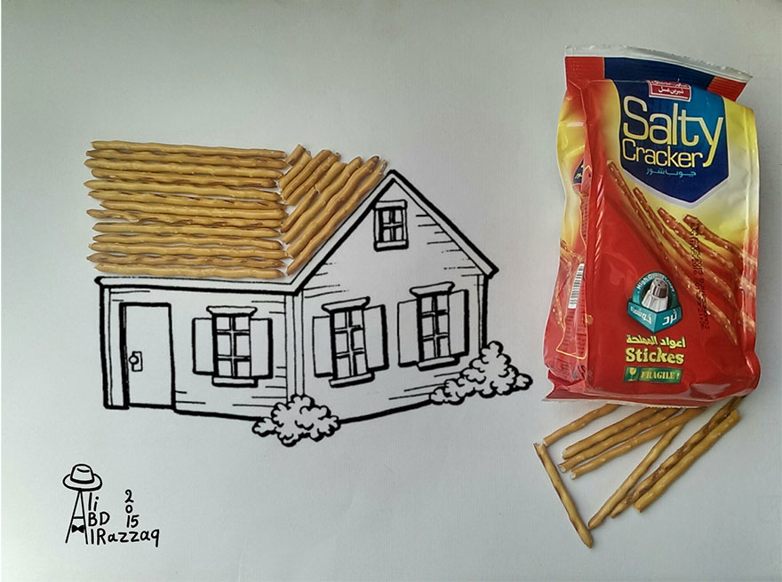 I Draw Interactive Illustrations Using Everyday Objects (part 3)