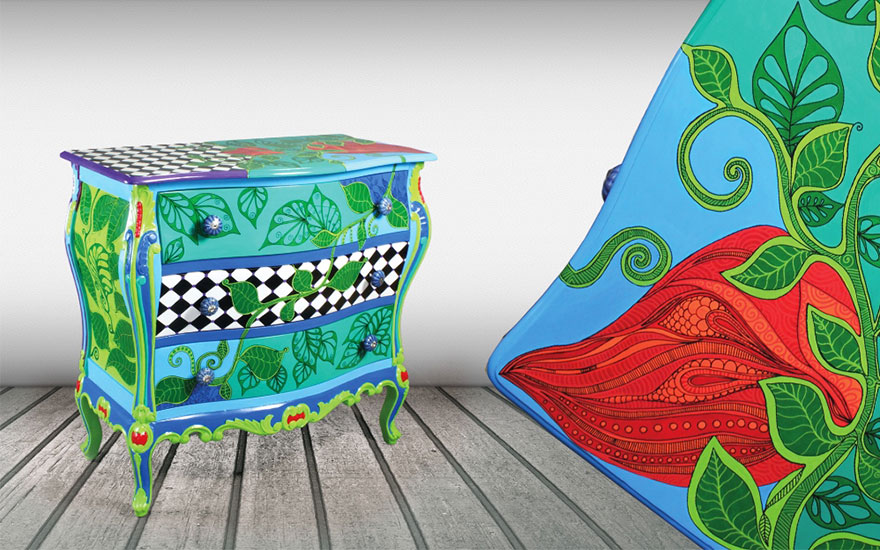 We Use Furniture As A Canvas To Create Intricate Paintings We Use Furniture As A Canvas To Create Intricate Paintings