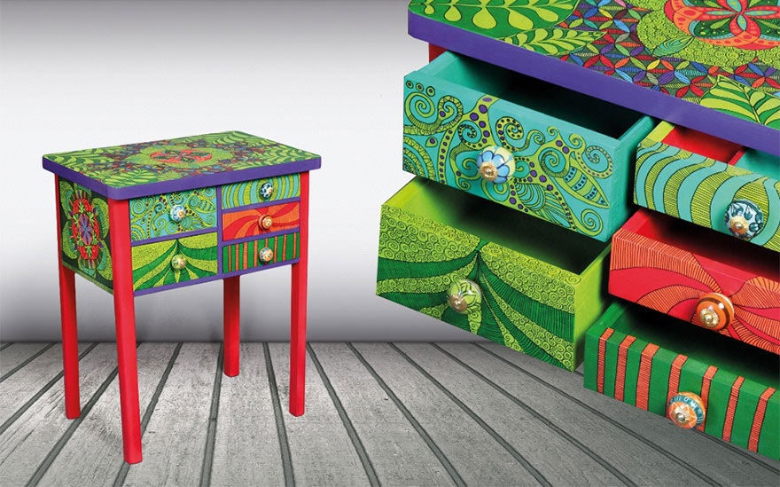 We Use Furniture As A Canvas To Create Intricate Paintings We Use Furniture As A Canvas To Create Intricate Paintings