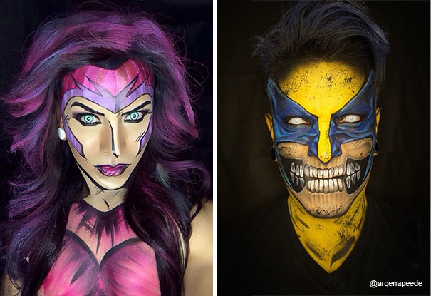 Makeup Artist Turns Himself Into Superheroes With Nothing But Makeup Makeup Artist Turns Himself Into Superheroes With Nothing But Makeup