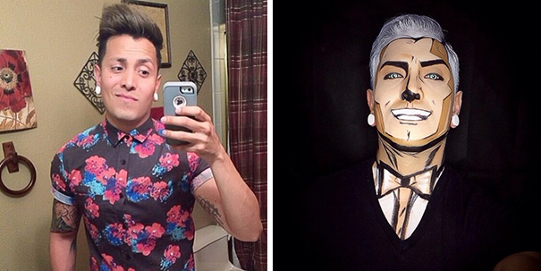 Makeup Artist Turns Himself Into Superheroes With Nothing But Makeup Makeup Artist Turns Himself Into Superheroes With Nothing But Makeup