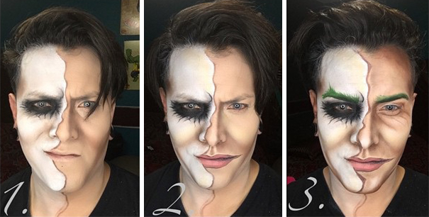 Makeup Artist Turns Himself Into Superheroes With Nothing But Makeup Makeup Artist Turns Himself Into Superheroes With Nothing But Makeup