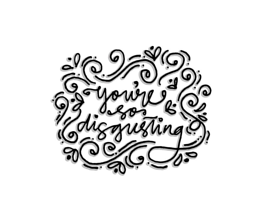 Designers Around The World Make Ugly Words Beautiful Designers Around The World Make Ugly Words Beautiful