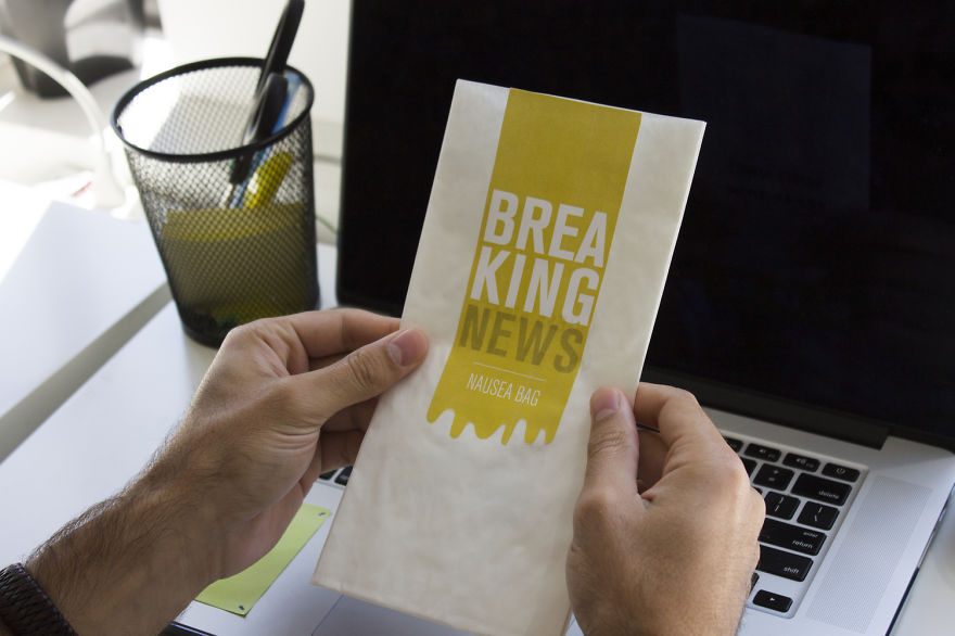 We Figured Out That Nausea Bags Are The Best Way To Deliver News