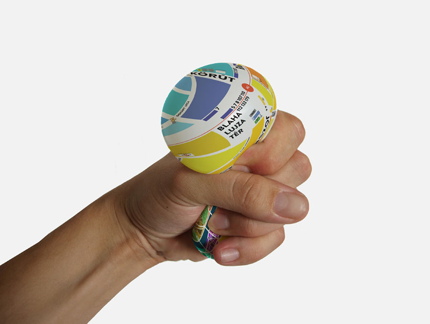This Stress Ball Map Zooms In When You Squeeze It