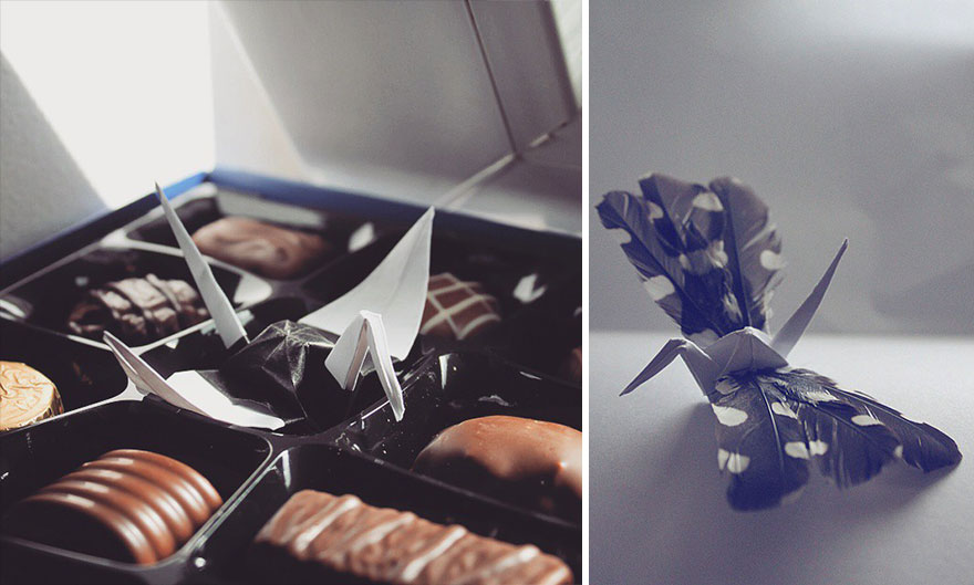 I Make An Origami Crane To Describe Every Day