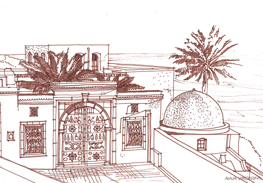 Architectural Drawings By Maja Wronska