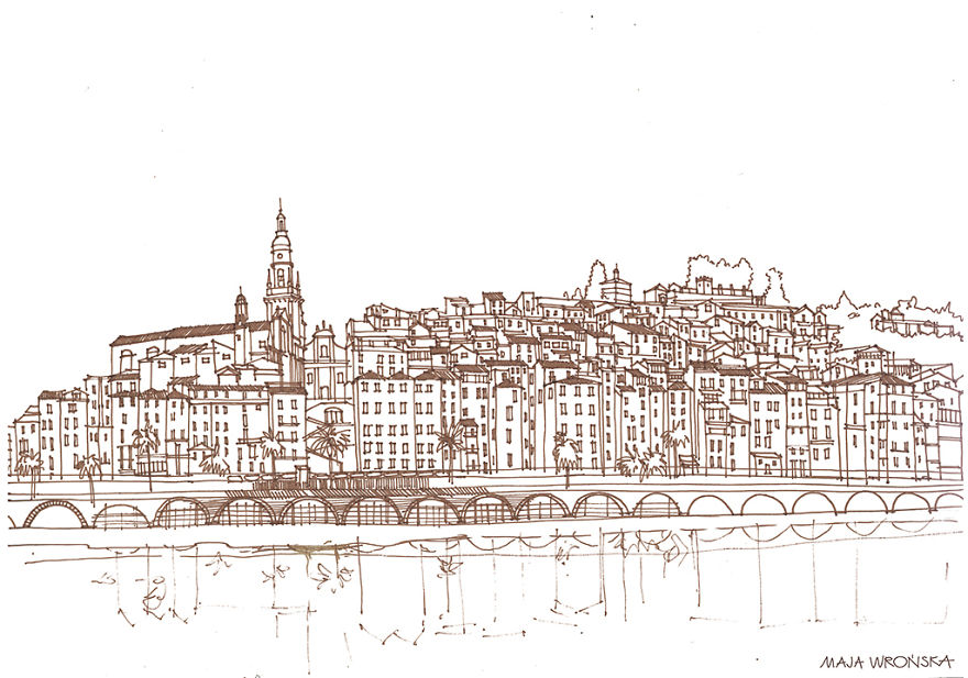 Architectural Drawings By Maja Wronska