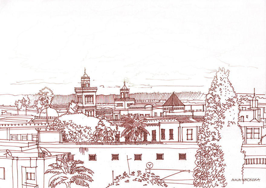 Architectural Drawings By Maja Wronska