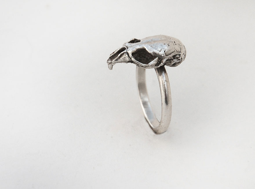 I Immortalize Skulls And Nature In Solid Silver Jewelry