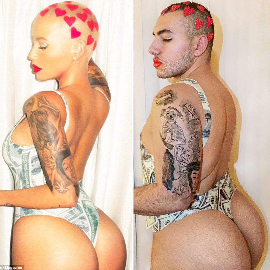 I Recreate Celebrity Fashion From Garbage Bags And Shower Curtains I Recreate Celebrity Fashion From Garbage Bags And Shower Curtains