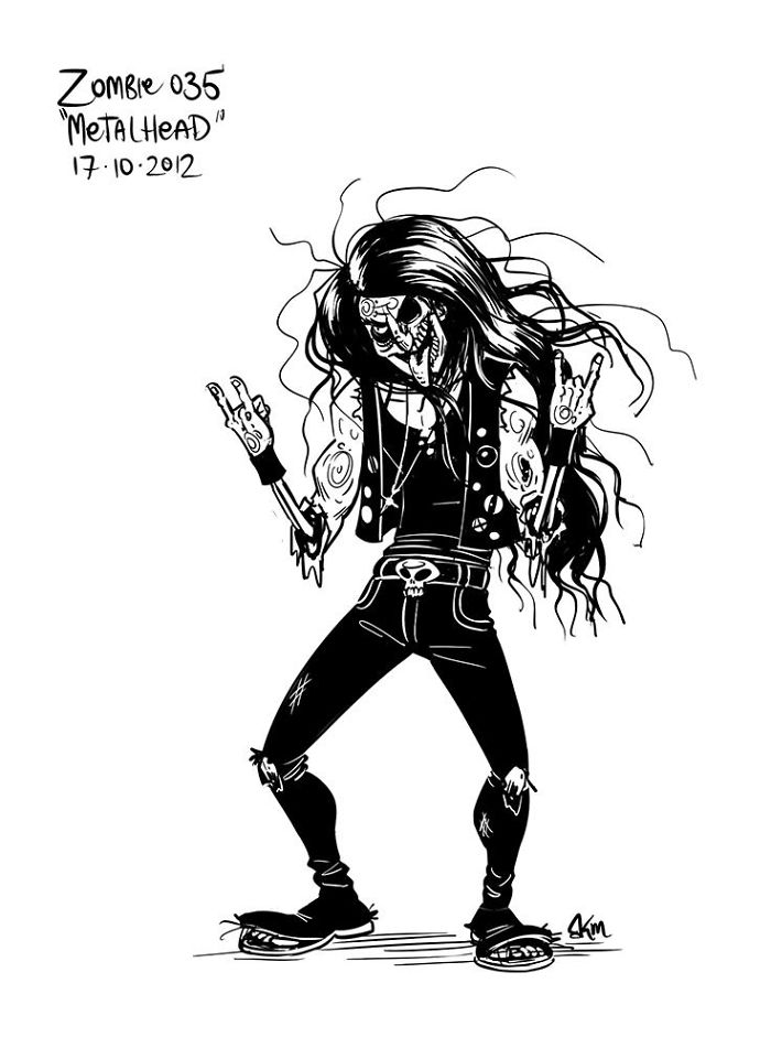 Zombie-A-Day Challenge: I Spent 144 Days Drawing Zombies Zombie-A-Day Challenge: I Spent 144 Days Drawing Zombies