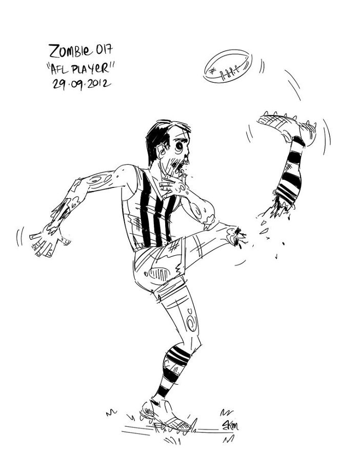 Zombie-A-Day Challenge: I Spent 144 Days Drawing Zombies Zombie-A-Day Challenge: I Spent 144 Days Drawing Zombies