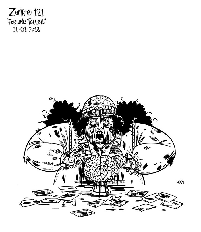 Zombie-A-Day Challenge: I Spent 144 Days Drawing Zombies Zombie-A-Day Challenge: I Spent 144 Days Drawing Zombies