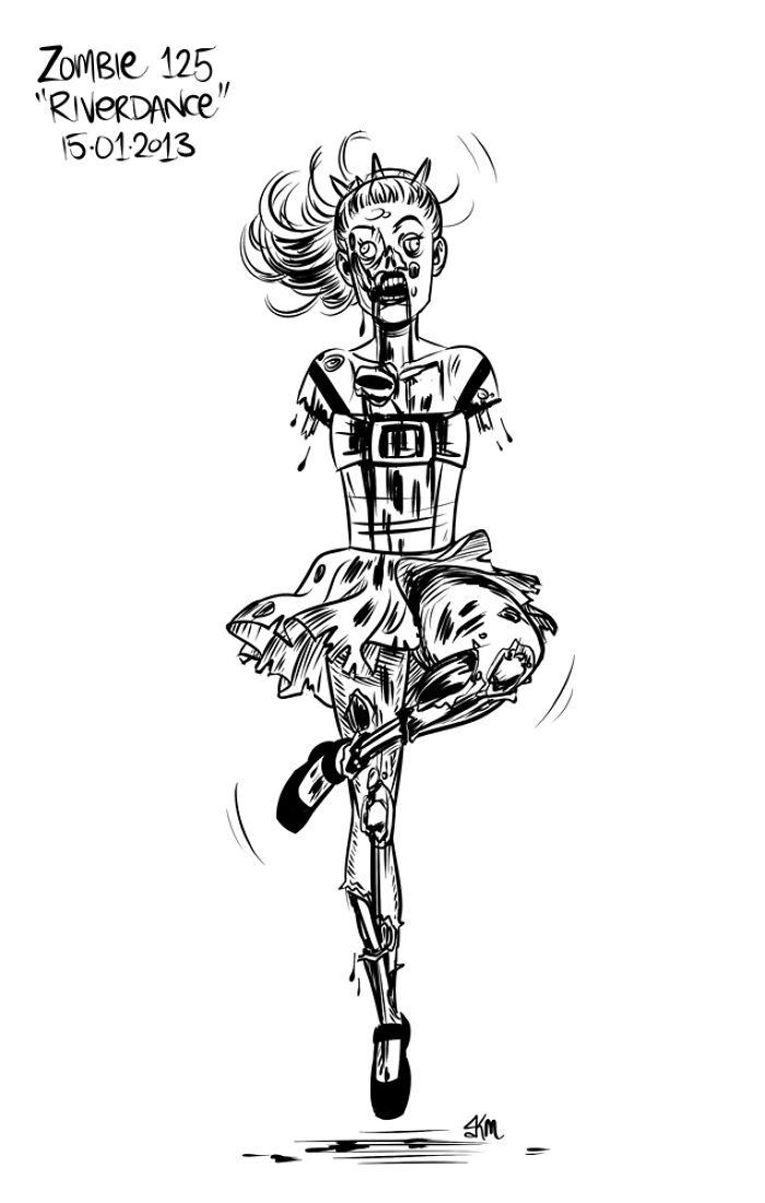 Zombie-A-Day Challenge: I Spent 144 Days Drawing Zombies Zombie-A-Day Challenge: I Spent 144 Days Drawing Zombies