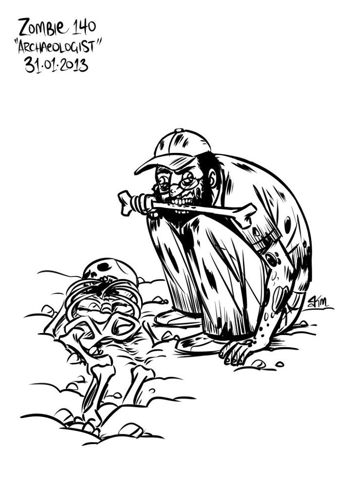 Zombie-A-Day Challenge: I Spent 144 Days Drawing Zombies Zombie-A-Day Challenge: I Spent 144 Days Drawing Zombies