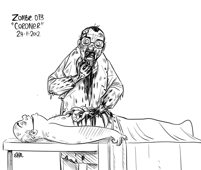 Zombie-A-Day Challenge: I Spent 144 Days Drawing Zombies Zombie-A-Day Challenge: I Spent 144 Days Drawing Zombies