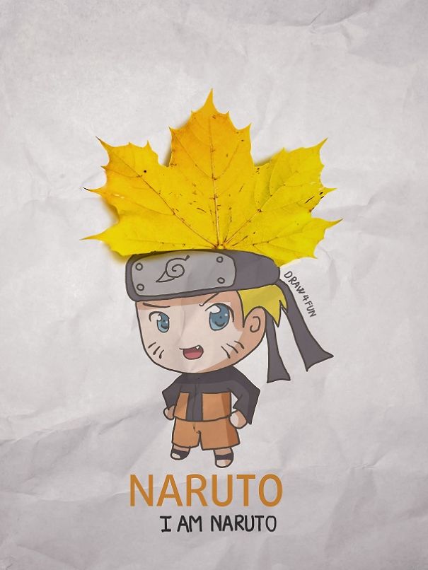 I Create Naruto Illustrations Using Everyday Objects I Create Naruto Illustrations Using Everyday Objects