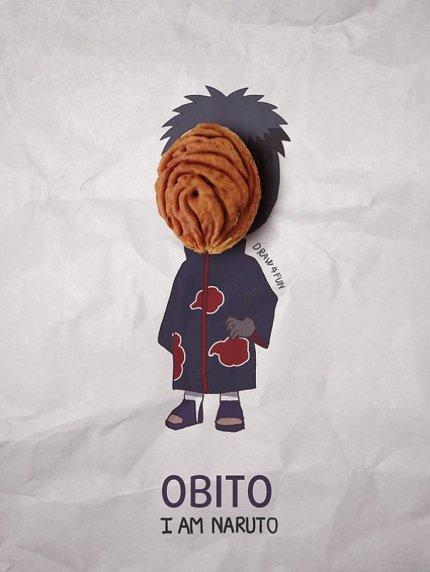 I Create Naruto Illustrations Using Everyday Objects I Create Naruto Illustrations Using Everyday Objects