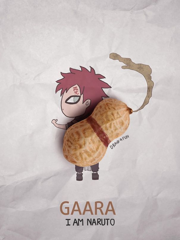 I Create Naruto Illustrations Using Everyday Objects I Create Naruto Illustrations Using Everyday Objects