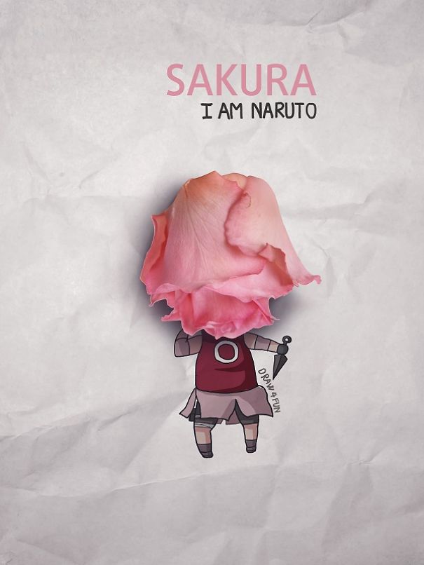 I Create Naruto Illustrations Using Everyday Objects I Create Naruto Illustrations Using Everyday Objects